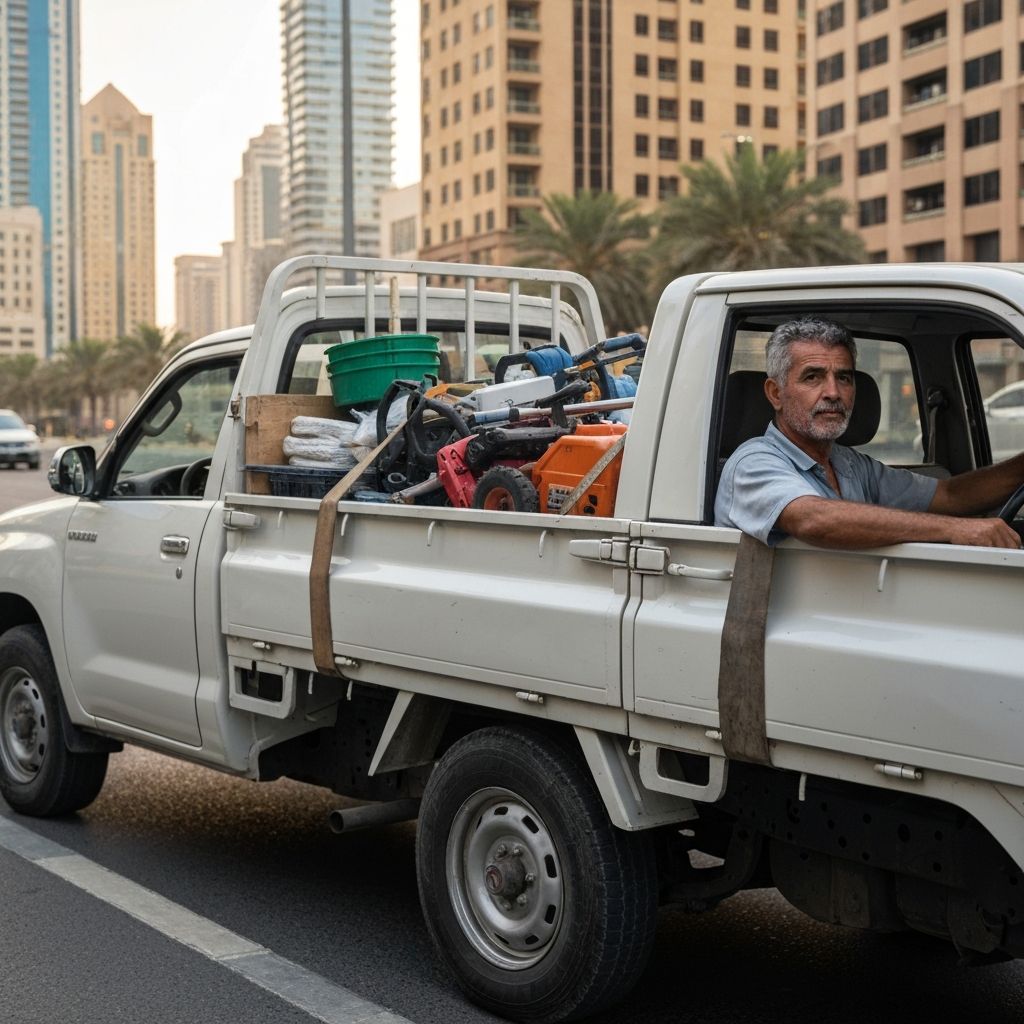 1 Ton Pickup for rent in Dubai - Al-Amanah Transport